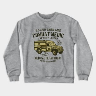 Army Ambulance Combat Medic Crewneck Sweatshirt